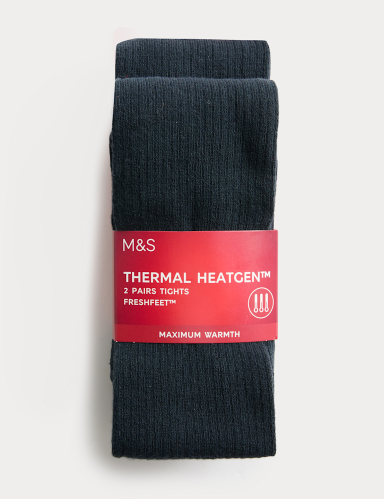 2 Pack Thermal Tights (4-16 Years)