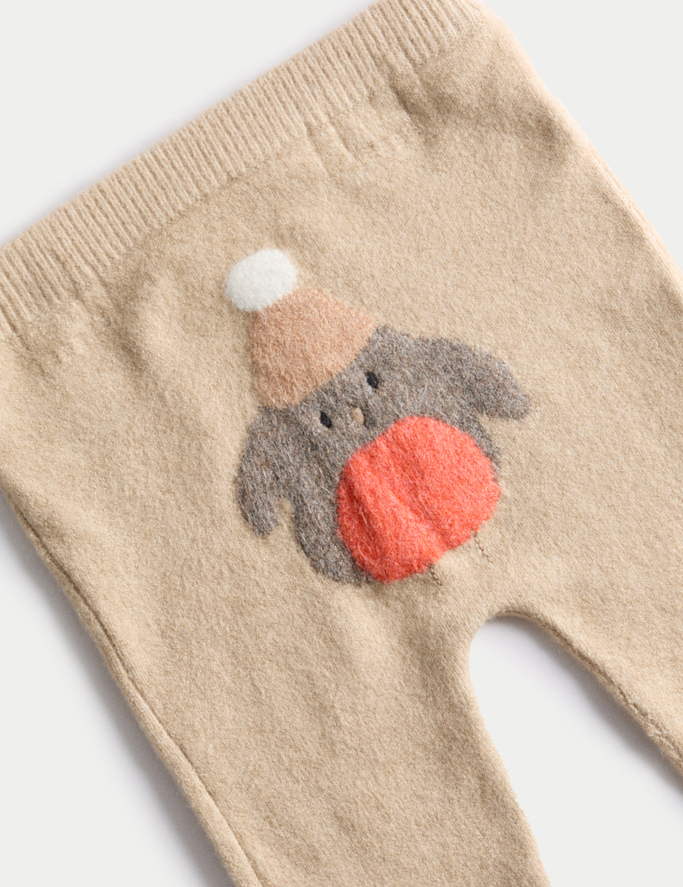 Robin Knitted Leggings (0-3 Yrs)
