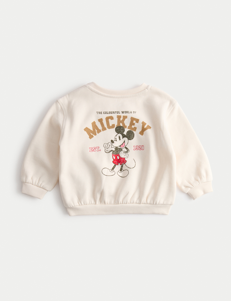 Cotton Rich Mickey Mouse™ Sweatshirt (0-3 Yrs)