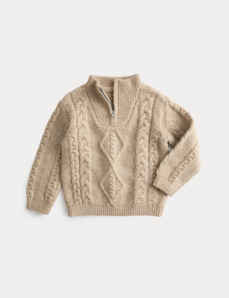 Knitted Ribbed Jumper (0-8 Yrs)