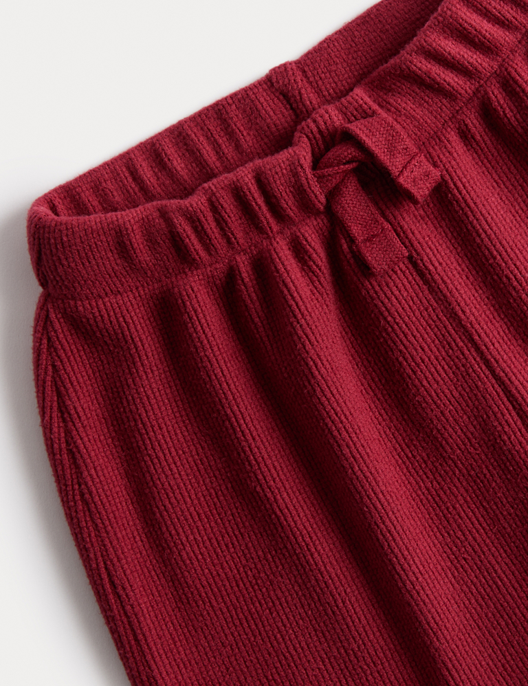 3pk Brushed Waffle Joggers (0-3 Yrs)