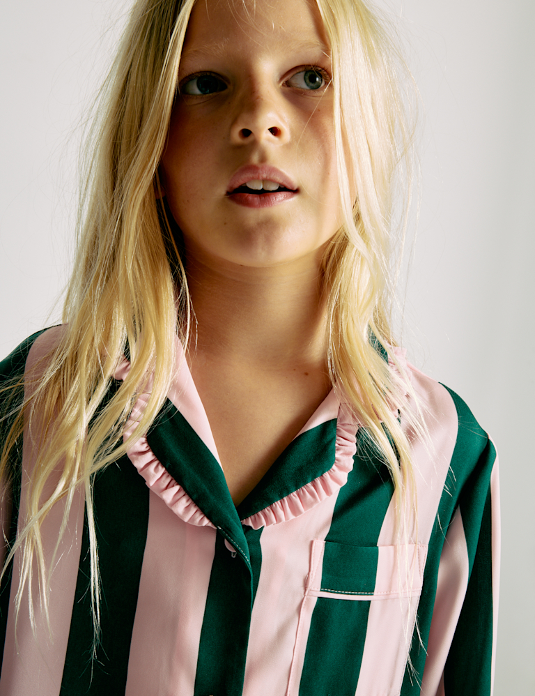 Satin Striped Pyjamas (3-16 Yrs)