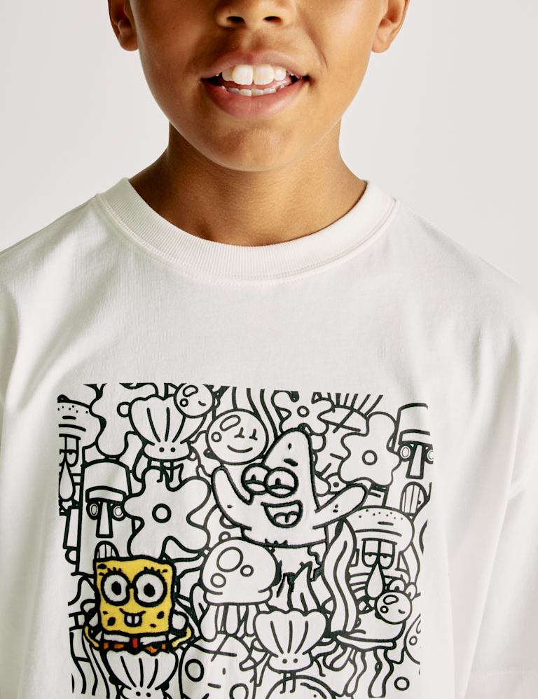 Doodle Boy™ x SpongeBob SquarePants™ Graphic T-Shirt (2-16 Yrs)