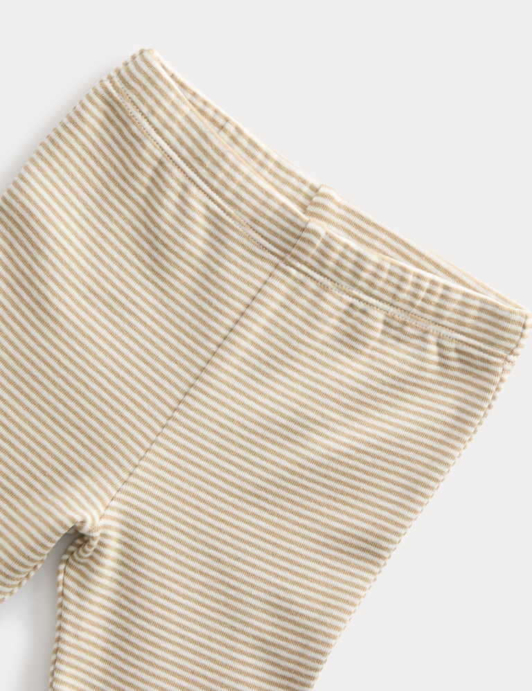 3pc Cotton Rich Striped Outfit (7lbs-9 Mths)