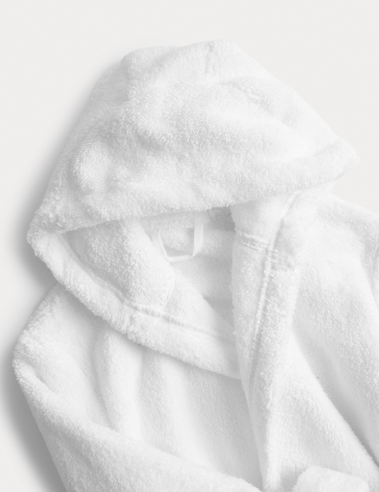 Pure Cotton Hooded Robe (0-36 Mths)