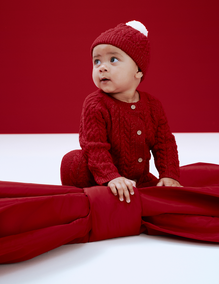 2pc Cable Knit Outfit (0-12 Mths) 2pc Cable Knit Outfit (0-12 Mths)