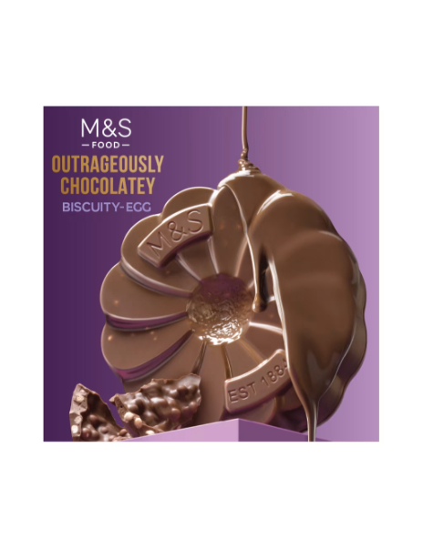 Outrageously Chocolatey Biscuity-Egg
