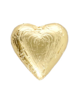 Golden Blond Solid Chocolate Heart