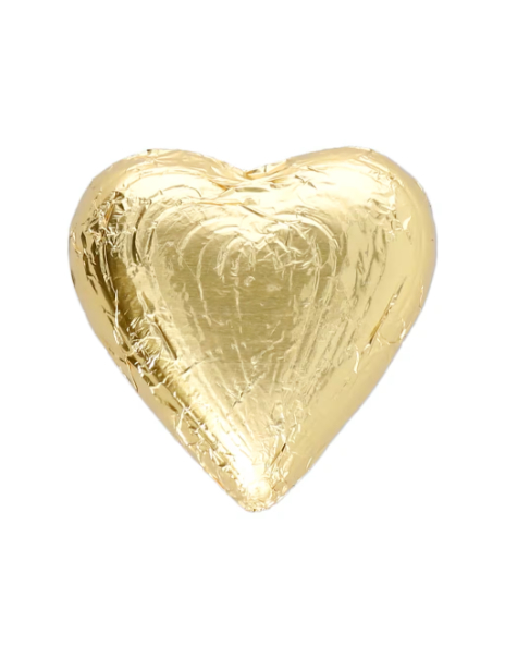 Golden Blond Solid Chocolate Heart Golden Blond Solid Chocolate Heart