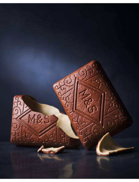 Outrageously Chocolatey Custard Cream Biscuity Egg