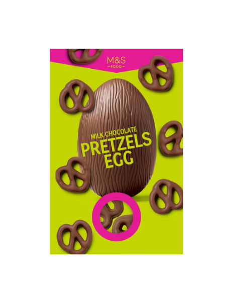 Milk Chocolate Pretzels Egg