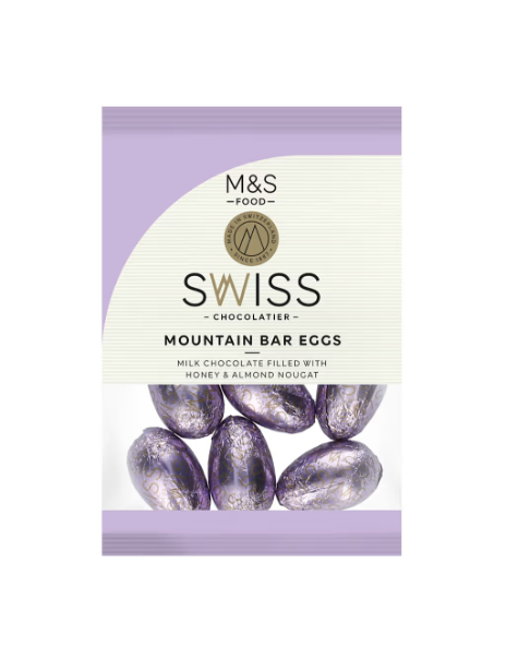 Swiss Chocolatier Mountain Bar Eggs