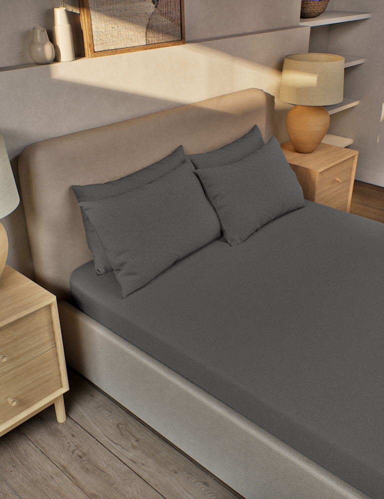 Pure Brushed Cotton Fitted Sheet