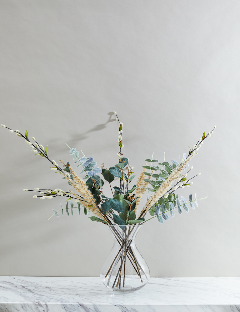 Set of 3 Artificial Willow Single Stems