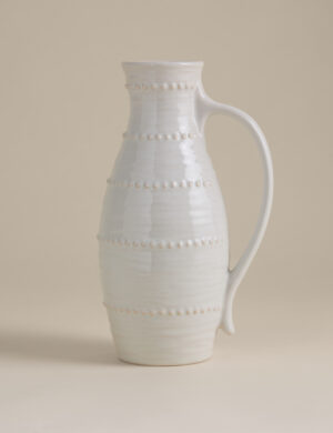 Shaped Bobble Ceramic Jug