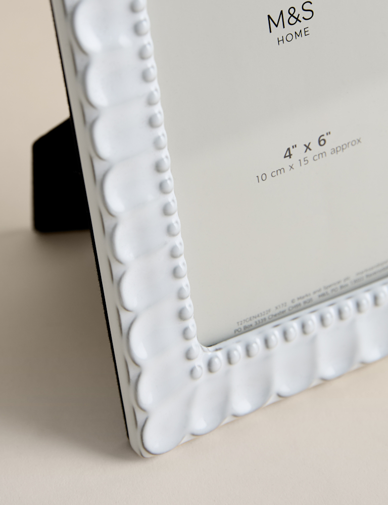 Ceramic Beaded Photo Frame 4×6 Inch