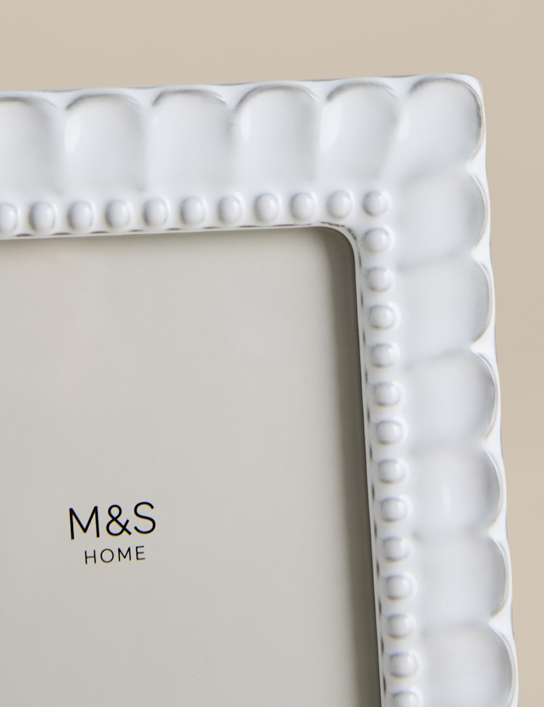 Ceramic Beaded Photo Frame 4×6 Inch