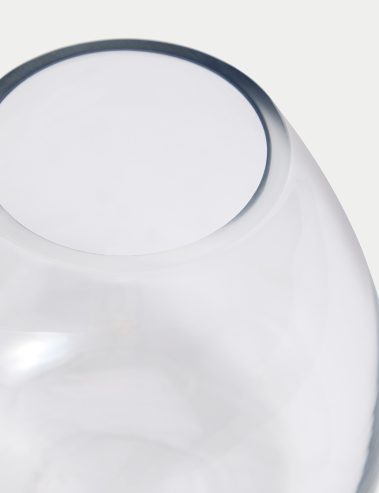 Small Glass Teardrop Vase