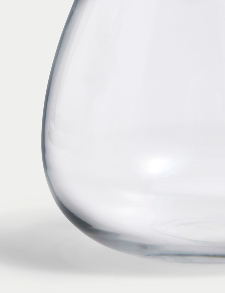 Small Glass Teardrop Vase