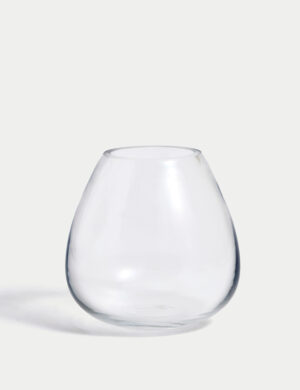Small Glass Teardrop Vase