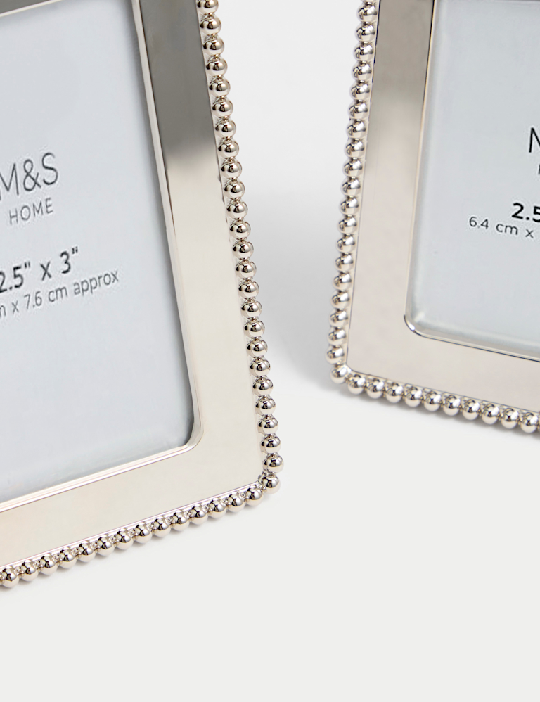 Set of 3 Silver Photo Frames