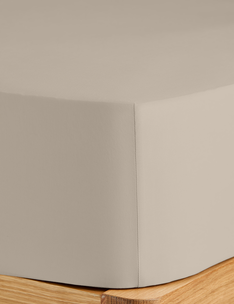 Washed Cotton Deep Fitted Sheet