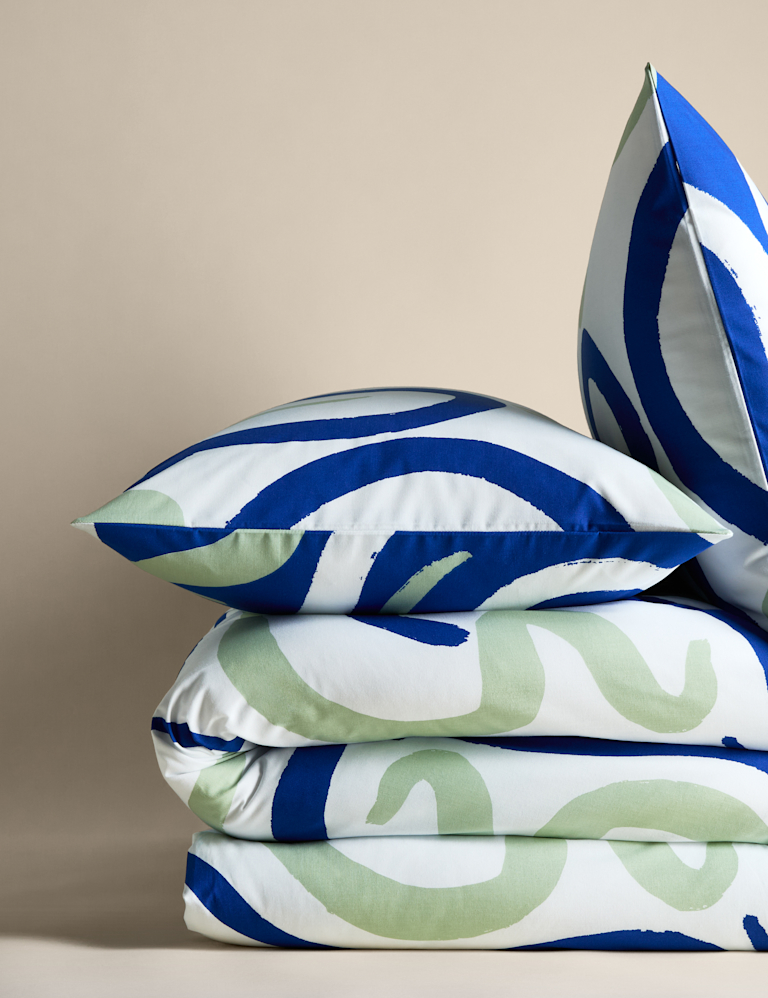 Cotton Rich Modern Lines Bedding Set