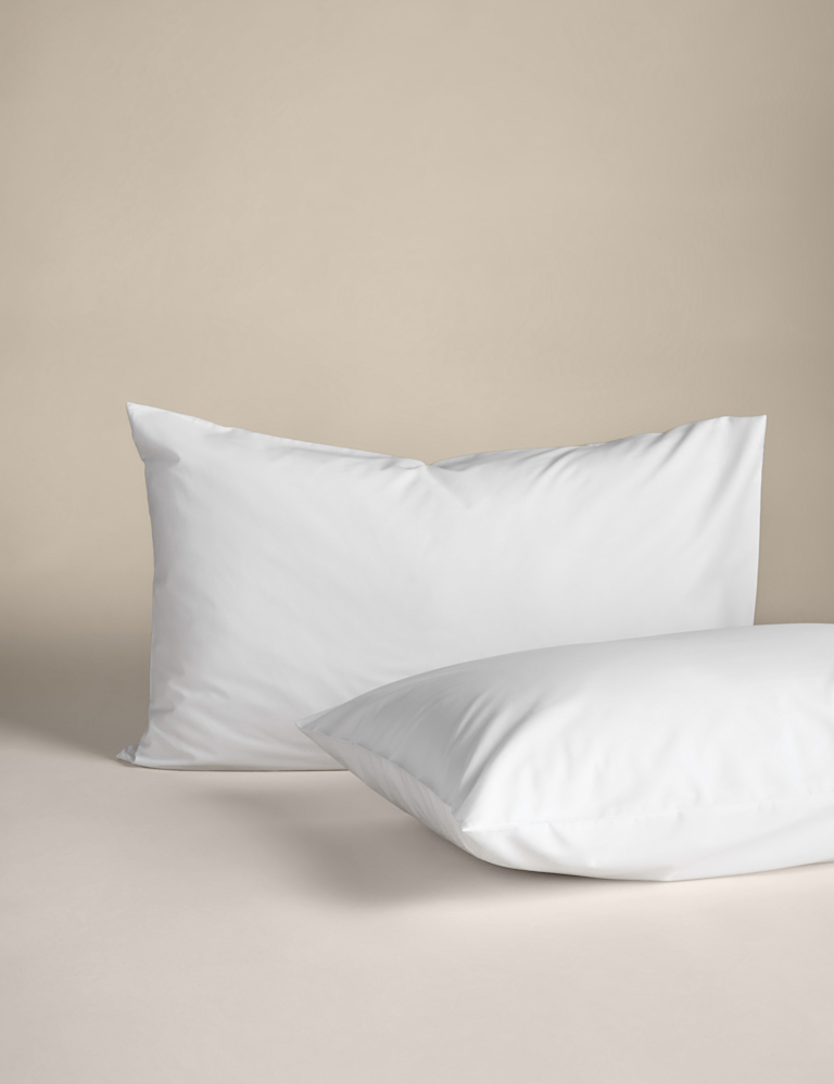 2 pk Pure Cotton 180 Thread Count Pillowcases