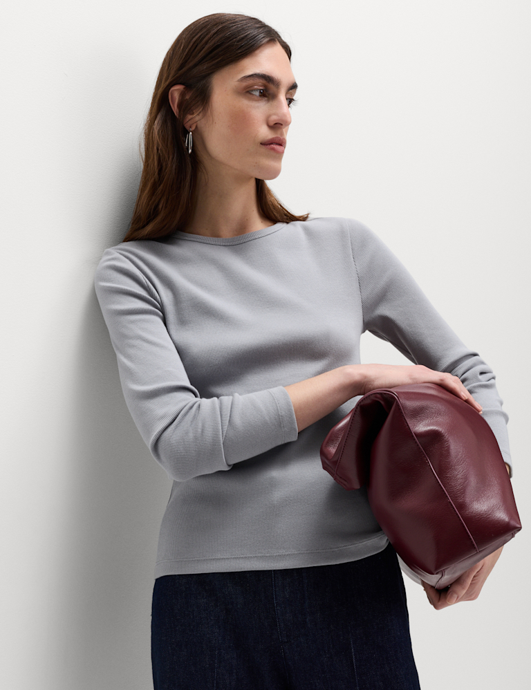 Cotton Rich Ribbed Top