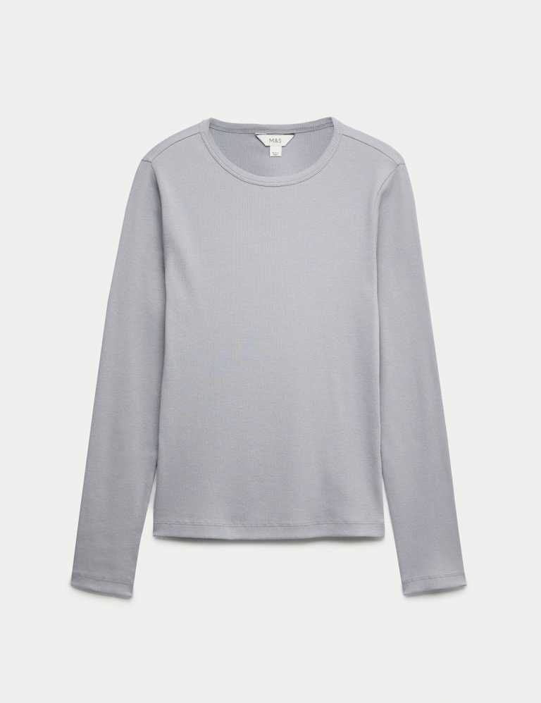 Cotton Rich Ribbed Top