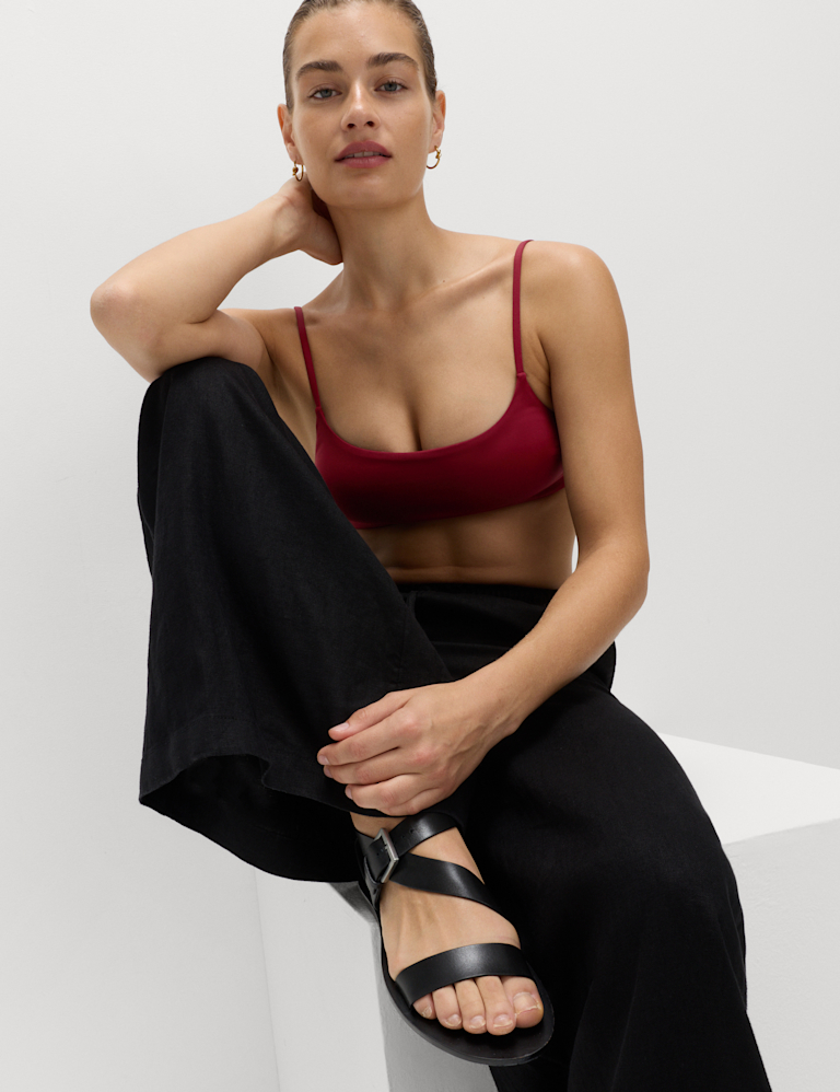 Scoop Neck Bikini Top