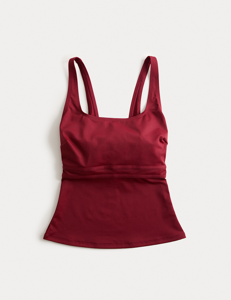 Sculpt Scoop Neck Tankini Top