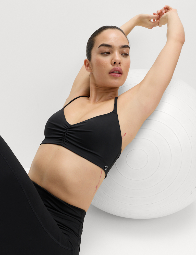 Low Impact Non Wired Triangle Sports Bra