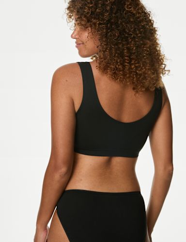 3pk Seamless Non Wired Crop Tops