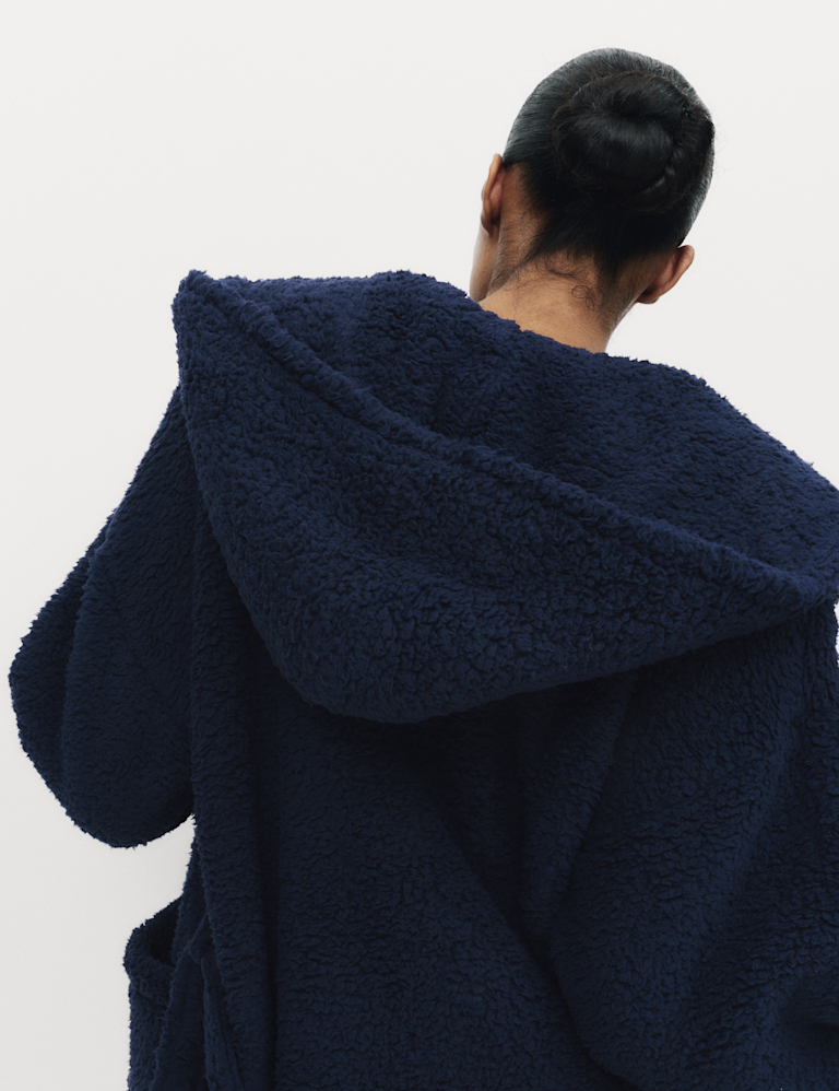 Teddy Borg Hooded Dressing Gown