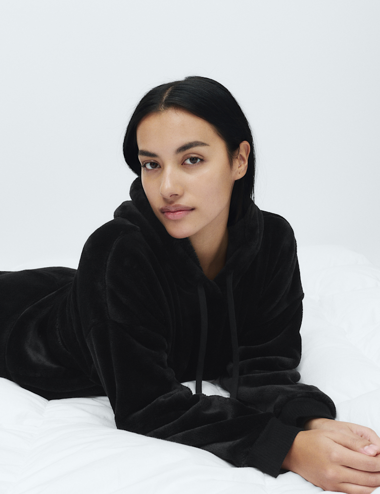 Fur Fleece Lounge Hoodie