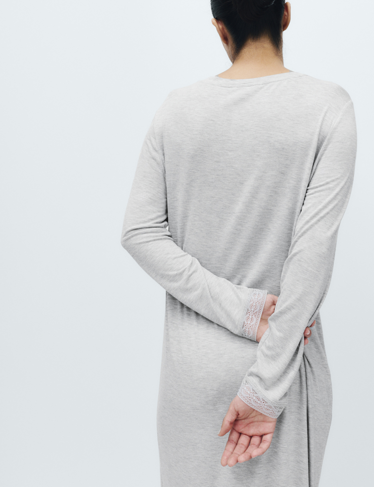 Lace Trim Nightdress