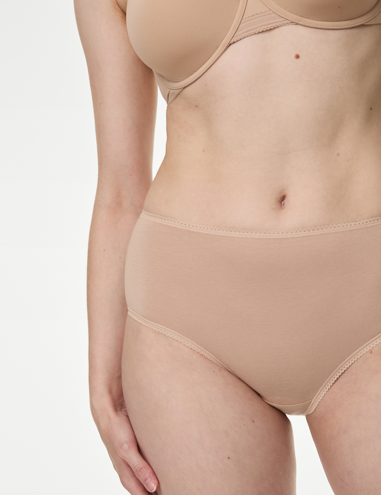 5pk Cotton Rich High Rise Shorts