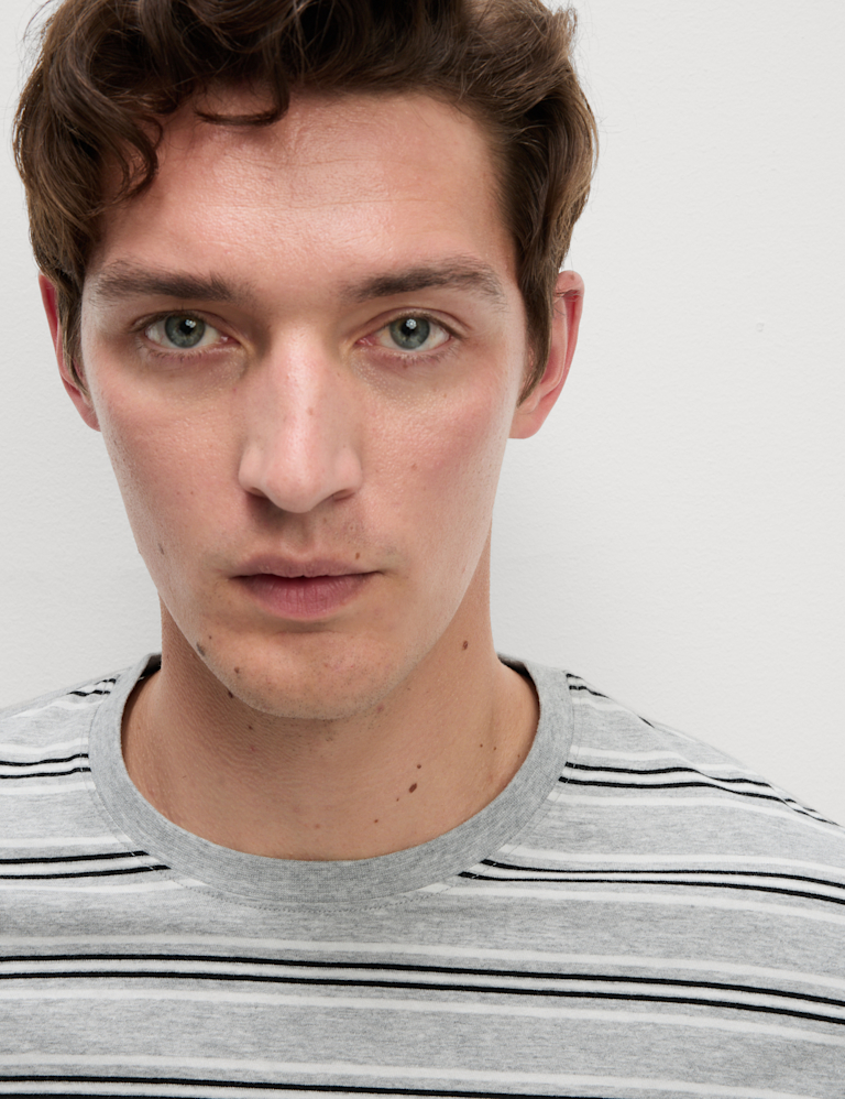 Pure Cotton Striped Pyjama Set