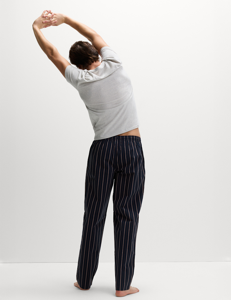 Pure Cotton Striped Pyjama Set