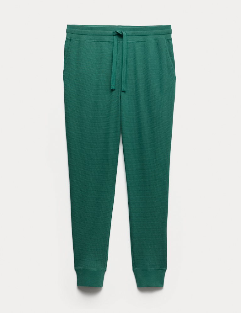 Pure Cotton Waffle Loungewear Bottoms