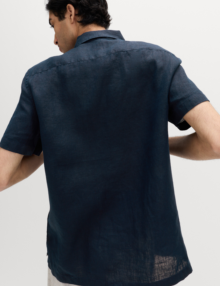 Pure Linen Short Sleeve Shirt