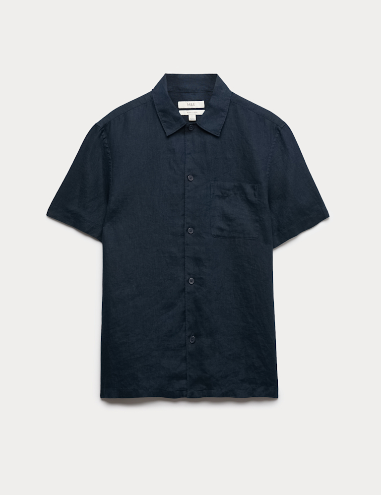 Pure Linen Short Sleeve Shirt