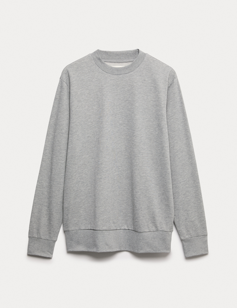 Cotton Rich Crew Neck Sweatshirt
