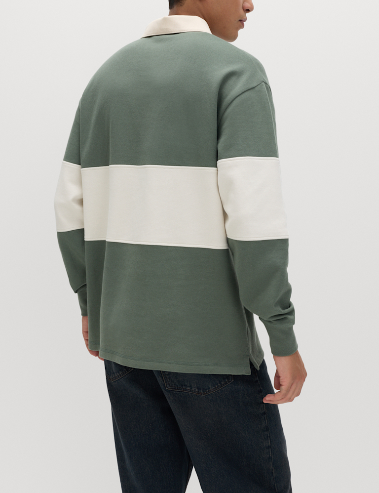 Cotton Rich Pique Rugby Shirt