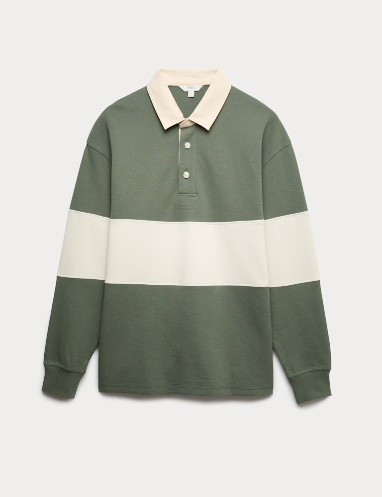 Cotton Rich Pique Rugby Shirt