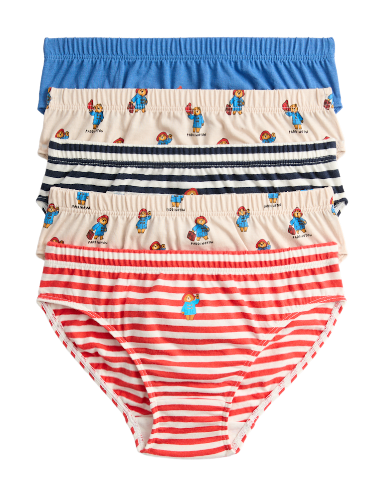 5 Pack Pure Cotton Paddington™ Briefs (2-8 Years)