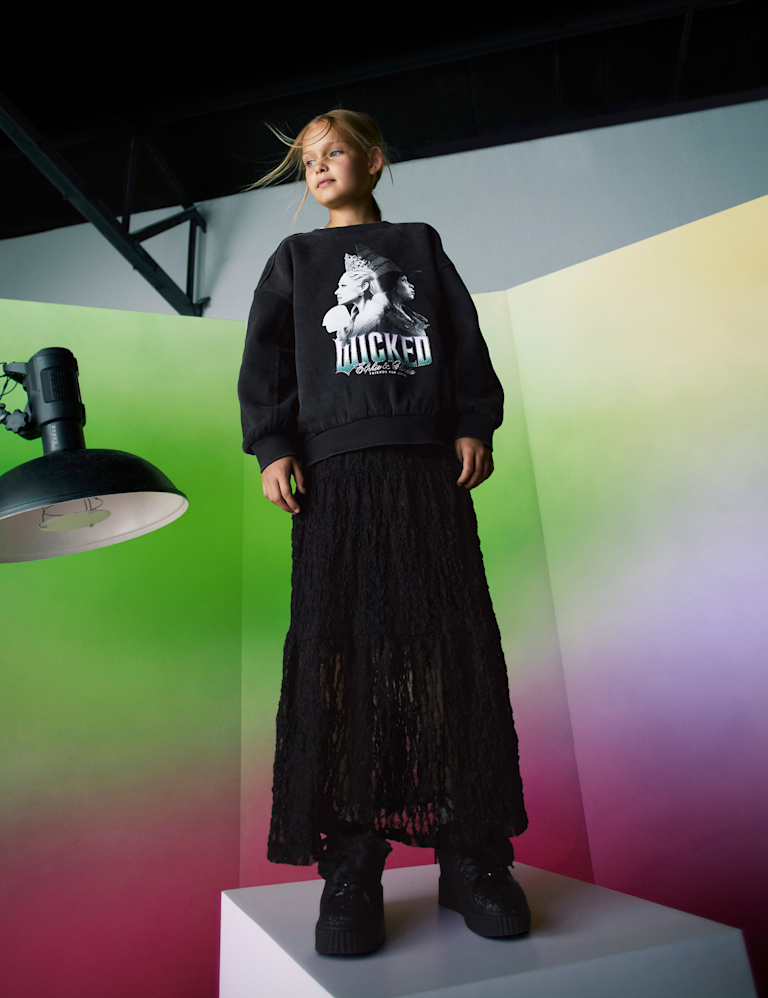 Cotton Rich Wicked™ Graphic Sweatshirt (6-16 Yrs)