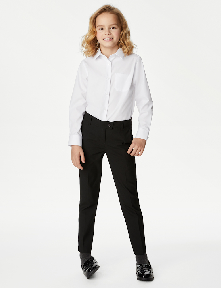 2 Pack Girls’ Non-Iron School Shirts (2-18 Yrs)