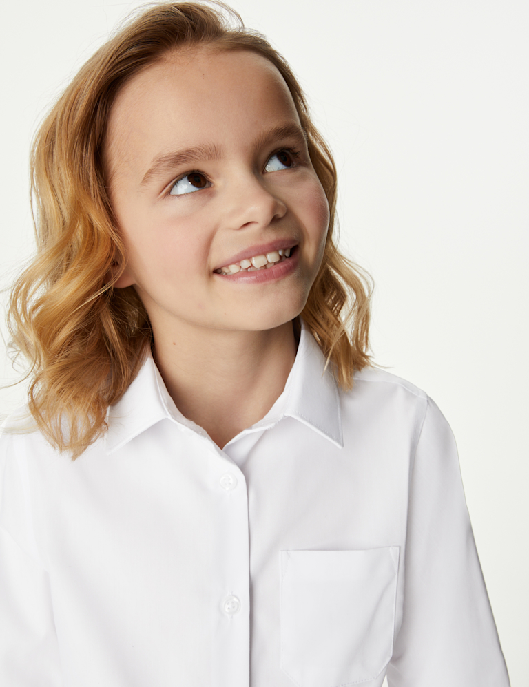 2 Pack Girls’ Non-Iron School Shirts (2-18 Yrs)